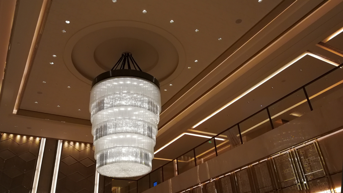 上海洲際酒店大廳燈光設(shè)計方案展示