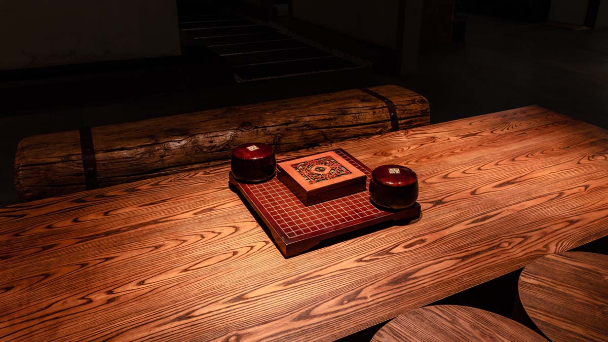 淺海灣酒店實木棋牌室燈光設計方案展示