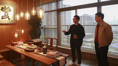 吉安高新科技園區(qū)領(lǐng)導(dǎo)，參訪神話