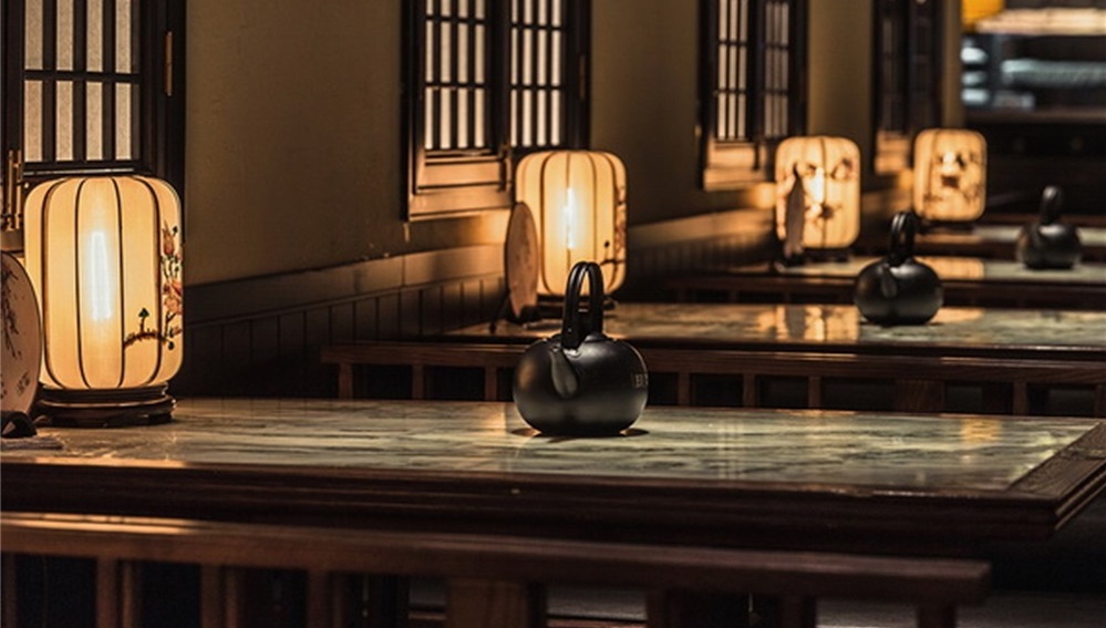 桃花里綠茶 | 商業(yè)餐飲照明空間，人面桃花相映紅