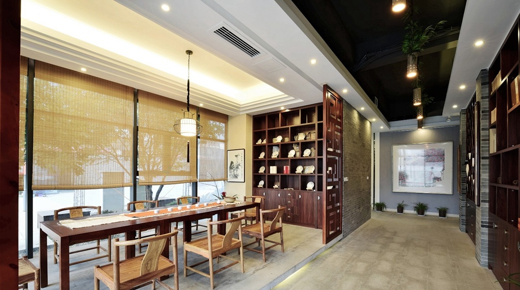 不器齋藝術(shù)茶室展廳，反面商業(yè)照明案例點(diǎn)評(píng)